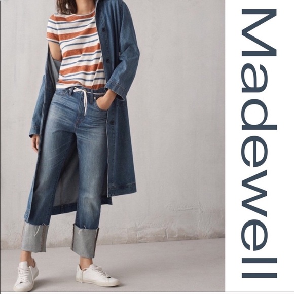 Madewell ridged crop jeans EUC - Picture 2 of 9